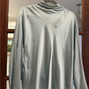 Vince Soft Green Silk Top- NWOT